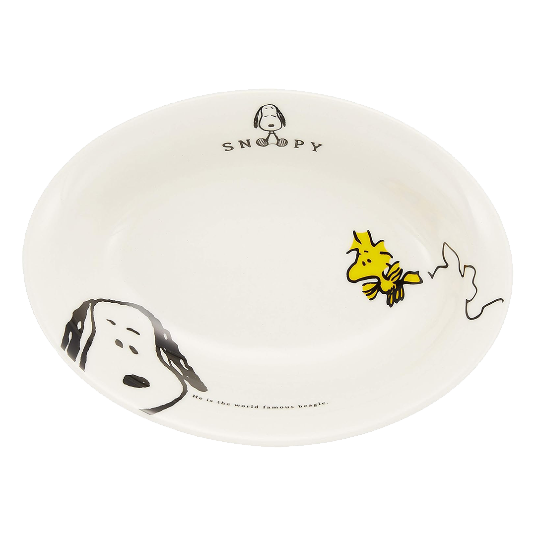 Prato Fundo Oval Snoopy – Peanuts (Porcelana, 18 cm)