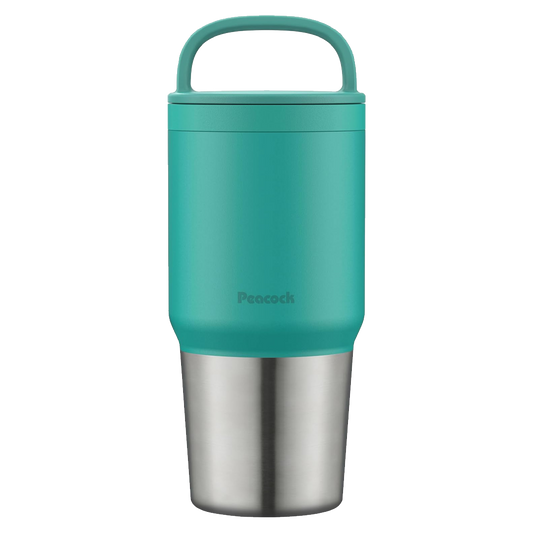 Garrafa Térmica 600ml Peacock com Alça e Tampa de Rosca – Inox