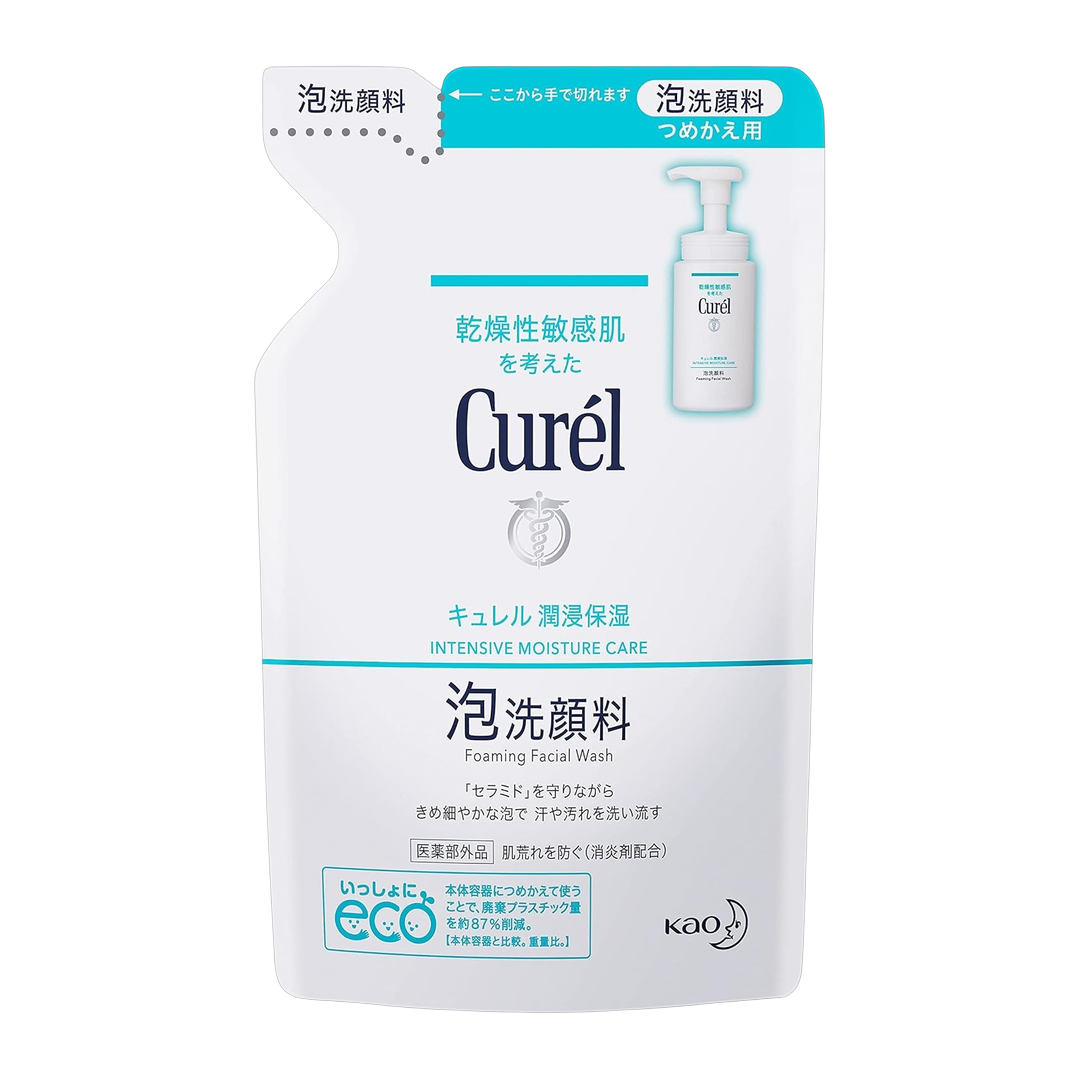 Curel Sabonete Facial em Espuma