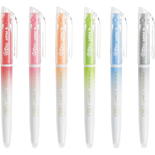 Marca-texto PILOT Friction Light – 6 cores naturais