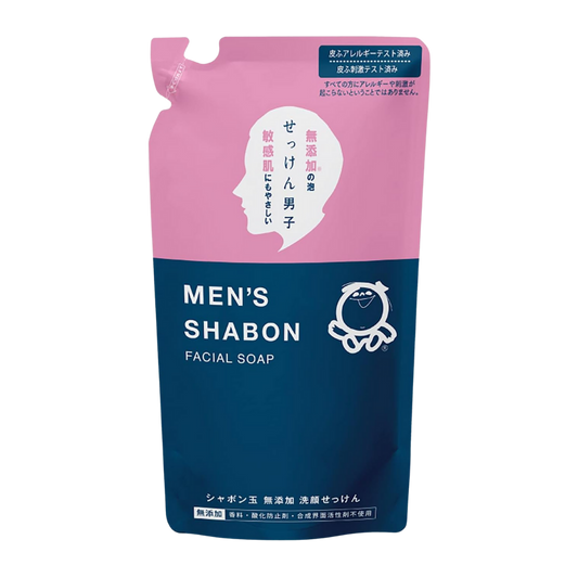 Sabonete Shabondama Masculino, Refil de Sabonete Facial 250ml