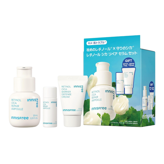 Innisfree Retinol CICA Repair Serum Set - Sérum Anti-idade com Centella