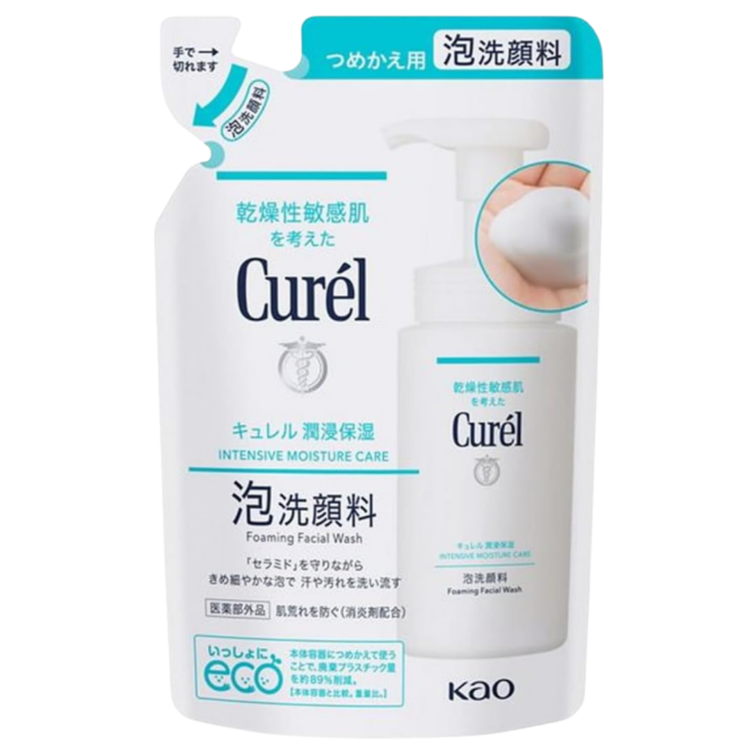 Curel Sabonete Facial em Espuma