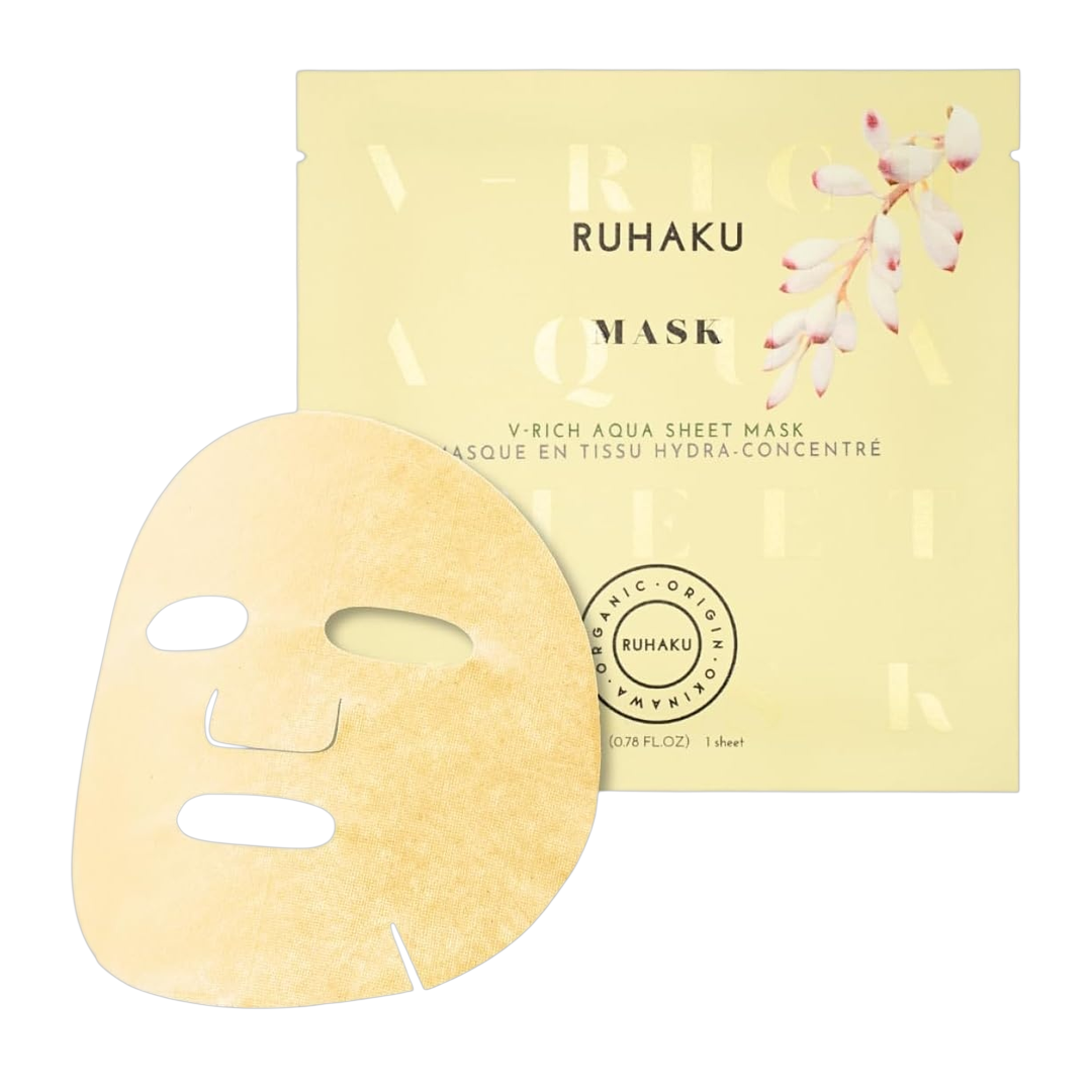 Ryuu Shiro   Ruhaku Mascara Facial em Folha 30g