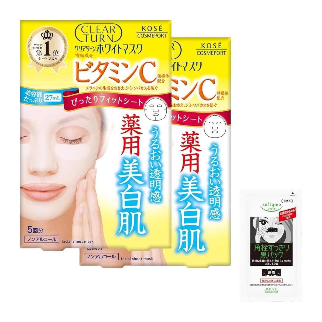 Clear Turn Mascara Facial em Folha 370g