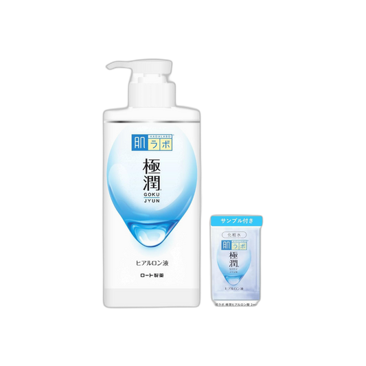 Hada Labo Gokujyun Loção Hialurônica Bomba 400ml + Sachê