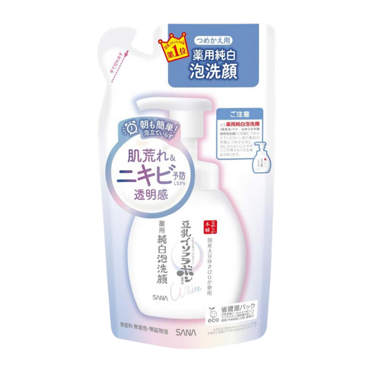 Nameraka Honpo Espuma de limpeza facial medicada (refil) 180 ml