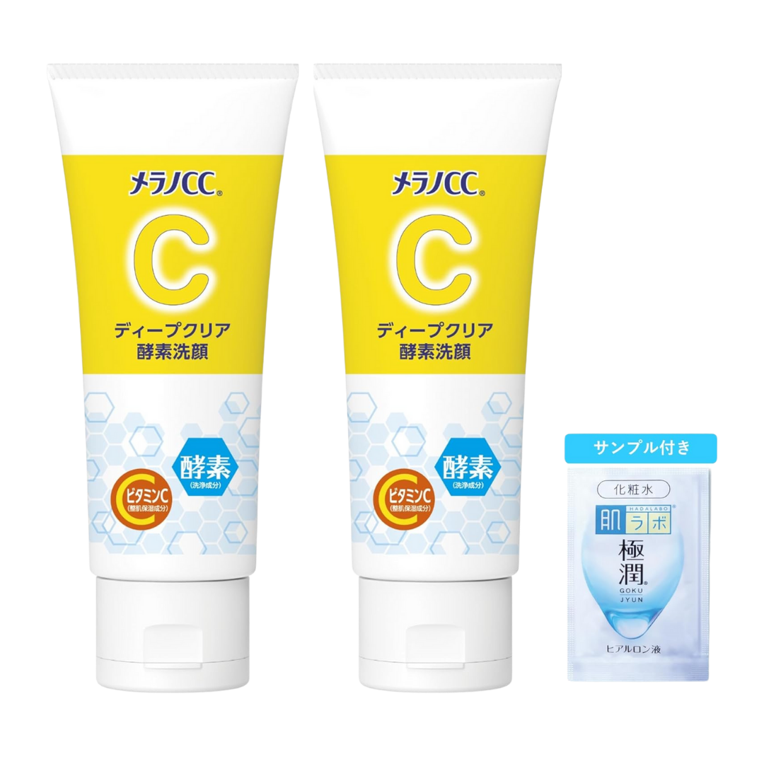 Melano CC Espuma de Limpeza Facial Deep Clear com Enzimas 130 g (2 unidades)