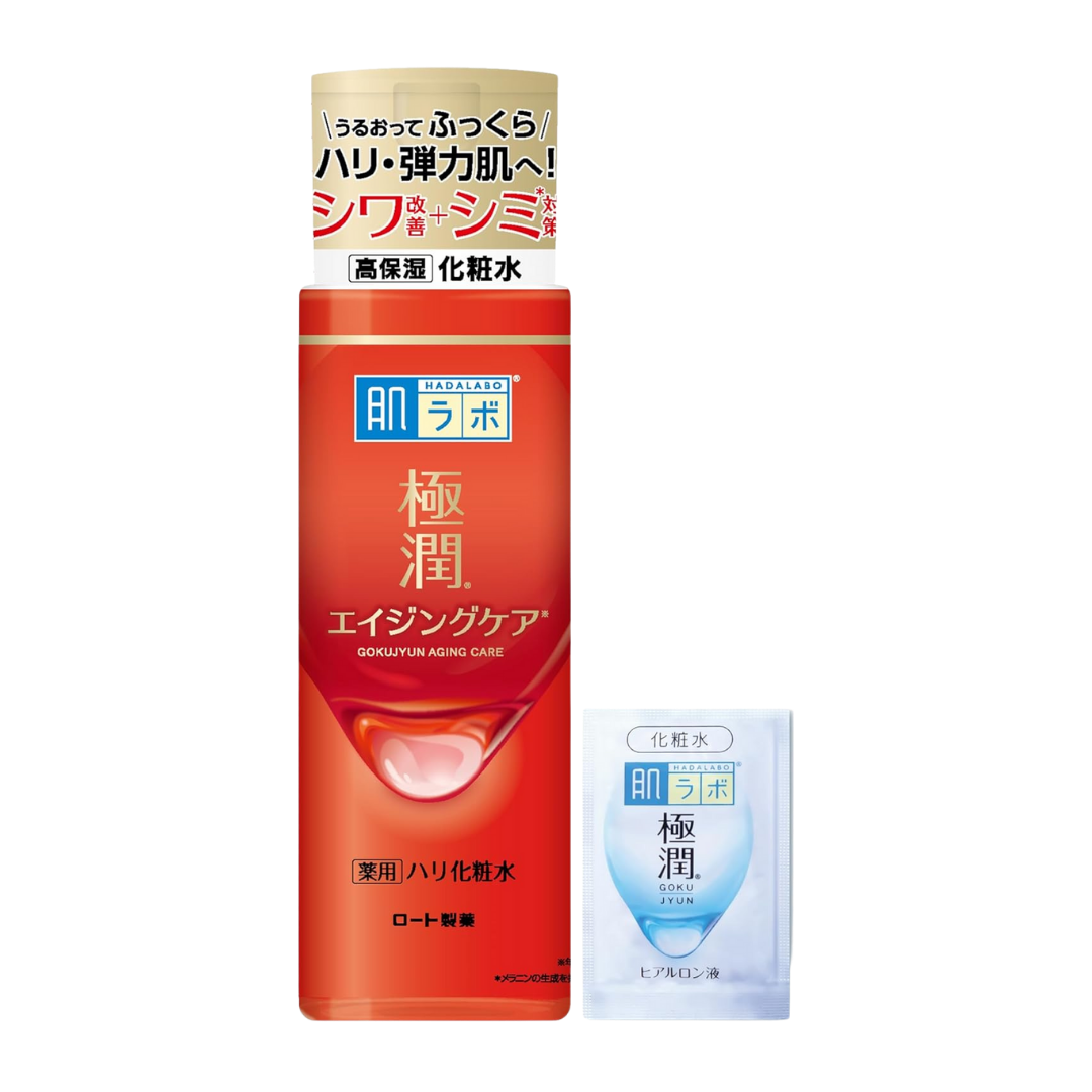 肌ラボ 極潤 Loção facial medicada de firmeza 170 mL (frasco + sachê)