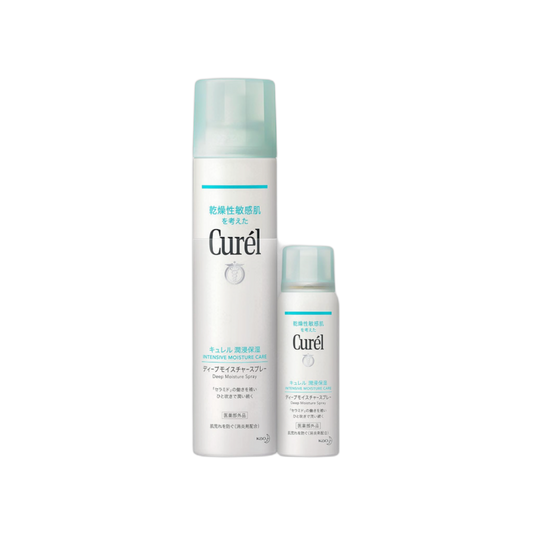 Curel Deep Moisture Spray Set 250g + 60g - Loção Hidratante em Spray para Pele Seca