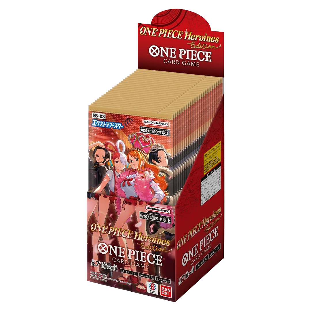 Bandai One Piece Card Game Extra Booster – Heroines Edition [EB-03]