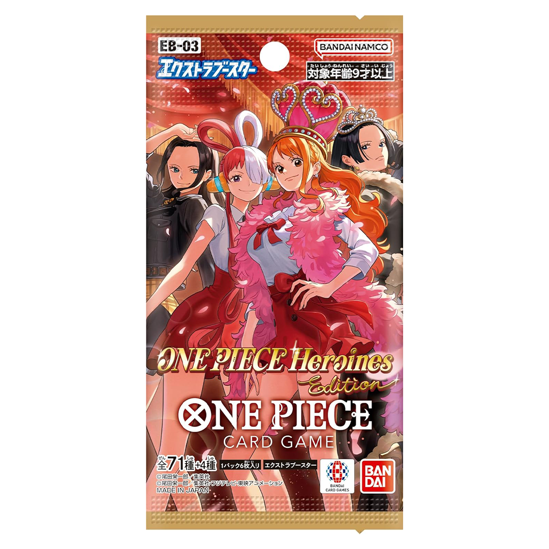 Bandai One Piece Card Game Extra Booster – Heroines Edition [EB-03]
