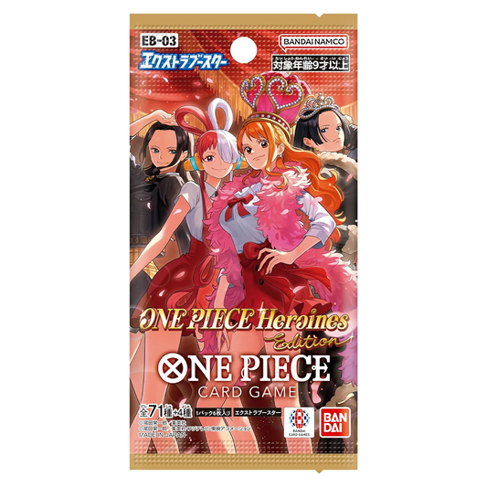 Bandai One Piece Card Game Extra Booster – Heroines Edition [EB-03]