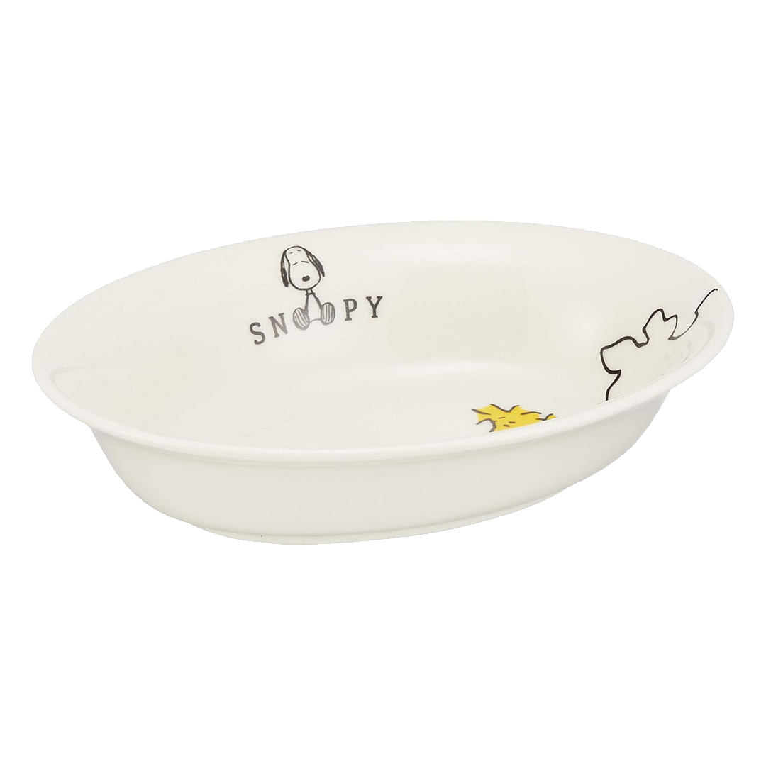 Prato Fundo Oval Snoopy – Peanuts (Porcelana, 18 cm)