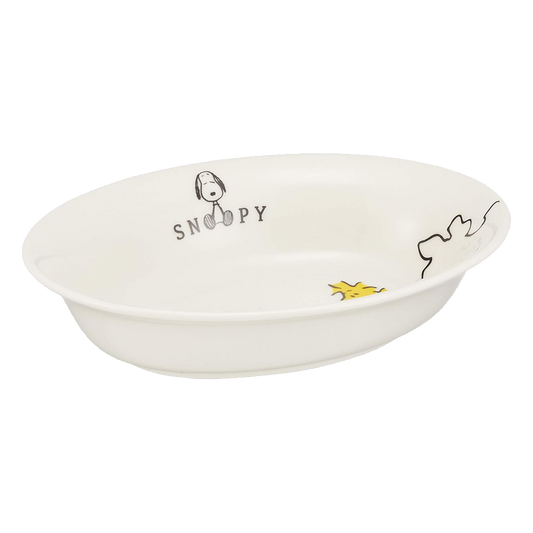 Prato Fundo Oval Snoopy – Peanuts (Porcelana, 18 cm)