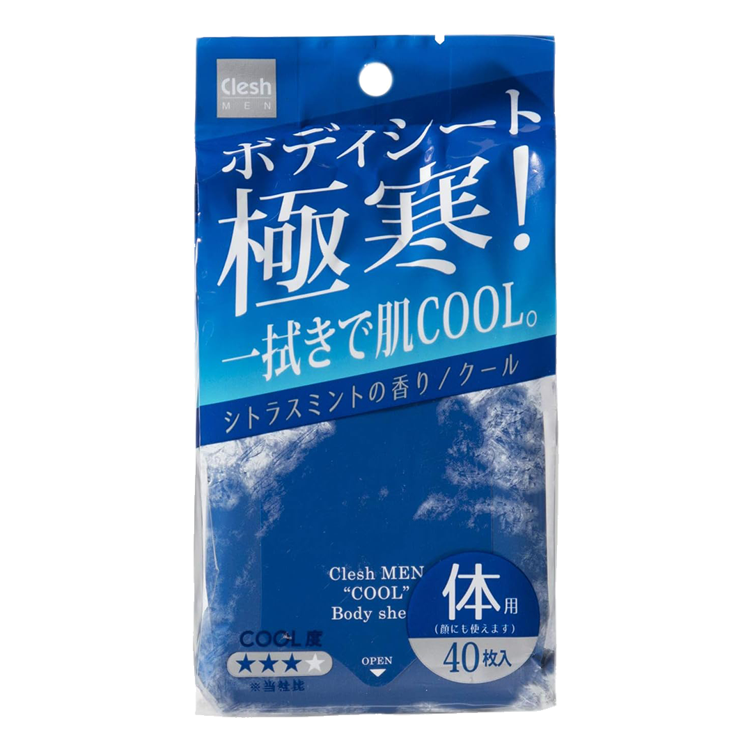 Lenço Corporal addgood CleshMEN – Cool Type (40 folhas)