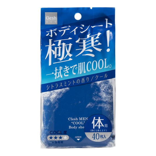Lenço Corporal addgood CleshMEN – Cool Type (40 folhas)