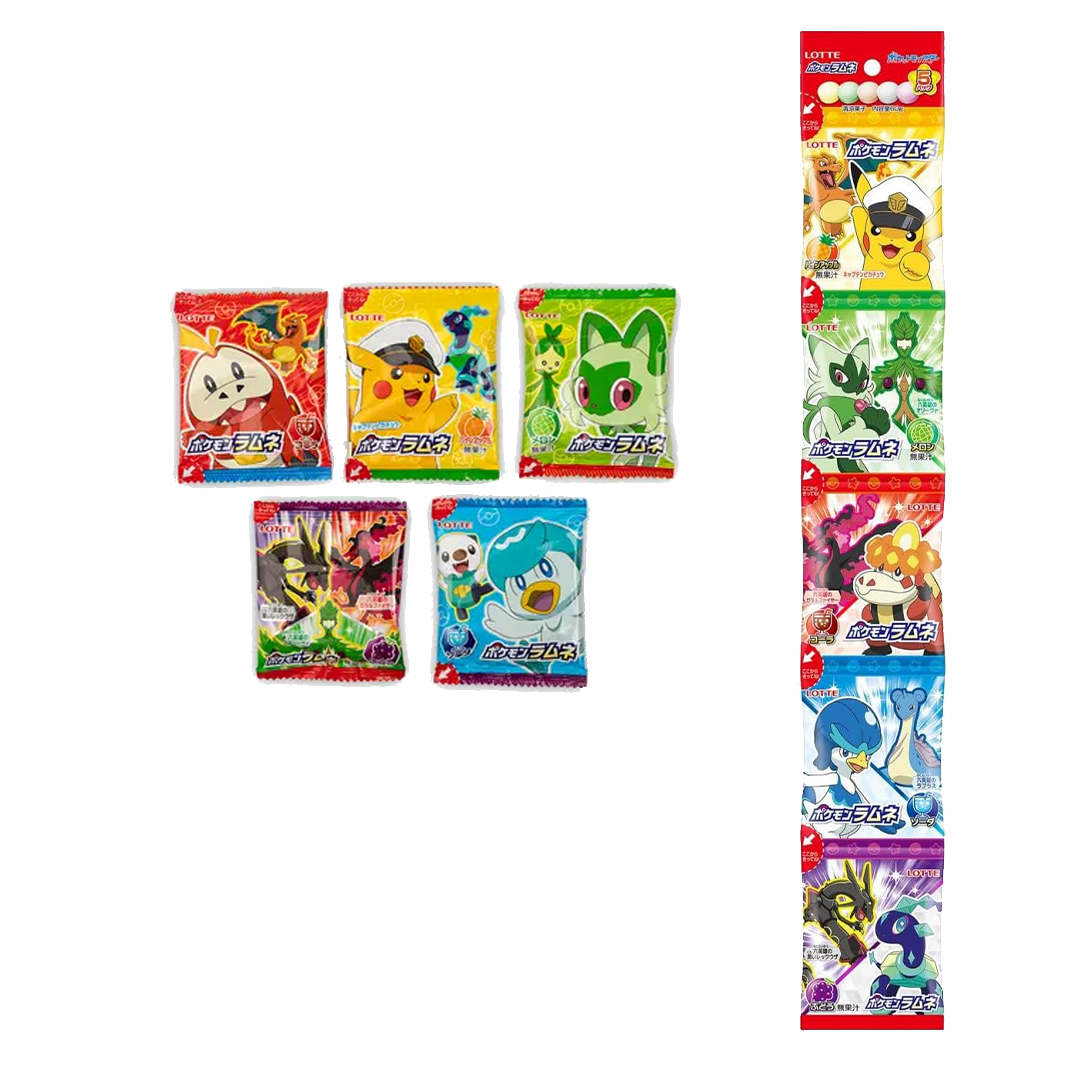 Lotte Pokémon Ramune - Bala de Ramune  60g