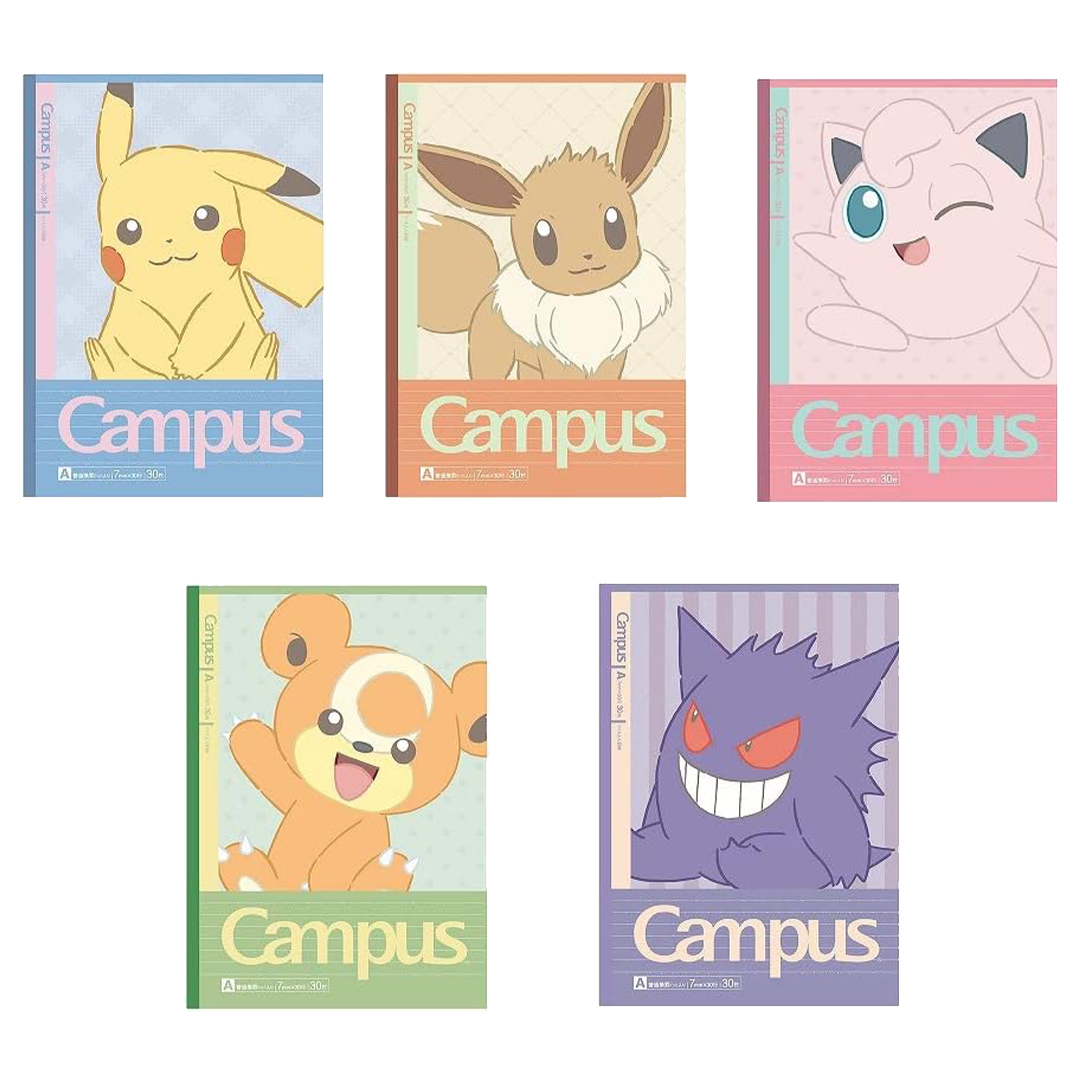Showa Note – Caderno Pokémon B5 Pauta Pontilhada (60 folhas)