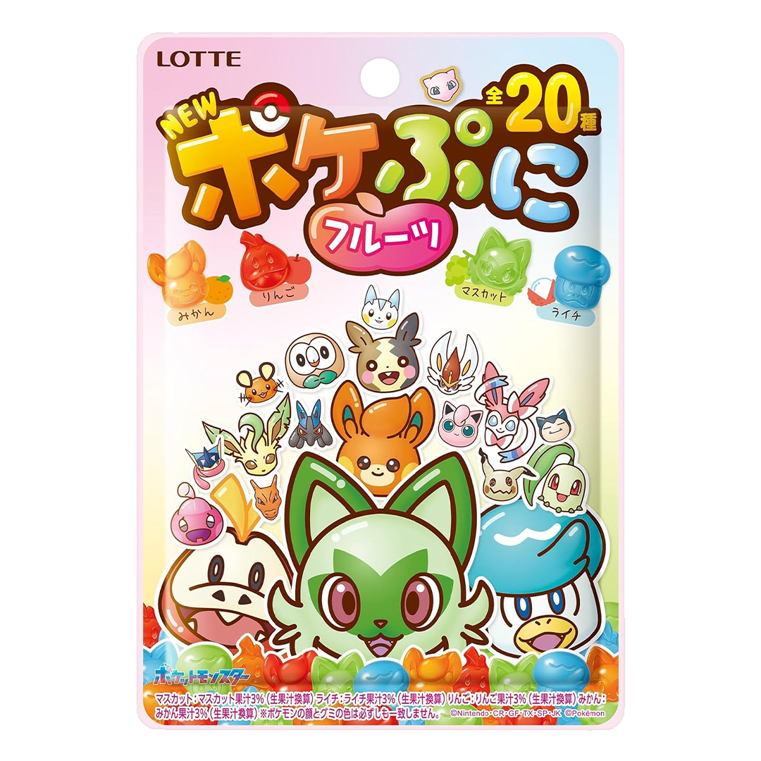 Lotte Poke Puni - Gummy Candy Pokémon 80g