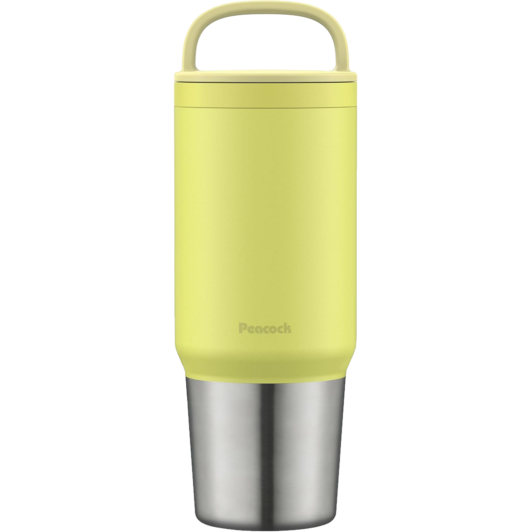 Garrafa Térmica 800ml Peacock com Alça e Tampa de Rosca – Inox