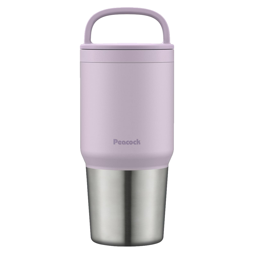 Garrafa Térmica 600ml Peacock com Alça e Tampa de Rosca – Inox