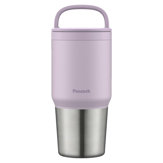 Garrafa Térmica 600ml Peacock com Alça e Tampa de Rosca – Inox