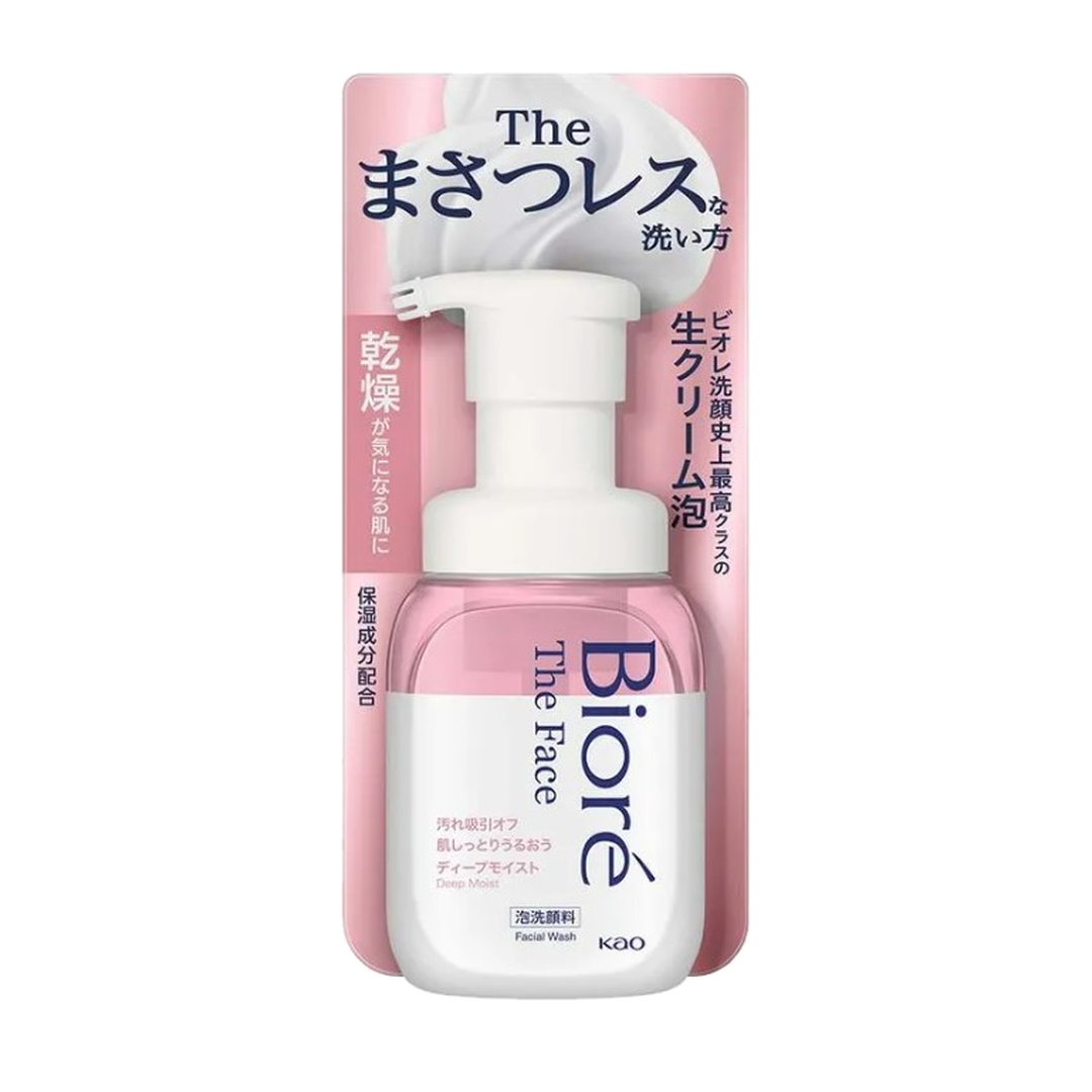 Bioré The Face – Deep Moisture – Espuma de Limpeza
