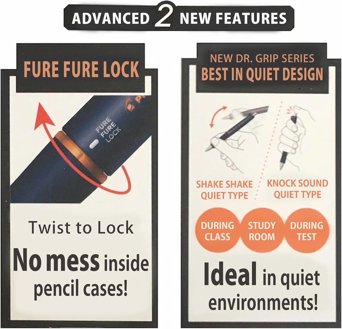 Lapiseira Pilot THE Dr. Grip 0,5 mm mecanismo 2