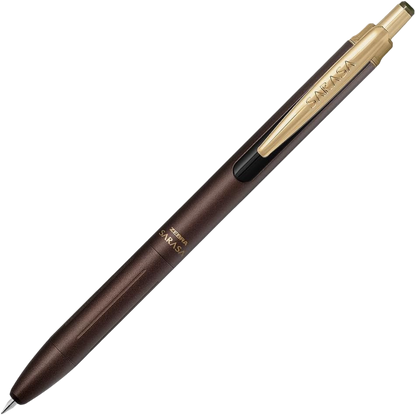 Caneta Gel Zebra Sarasa Grand 0.5 mm – Corpo Metálico Fosco