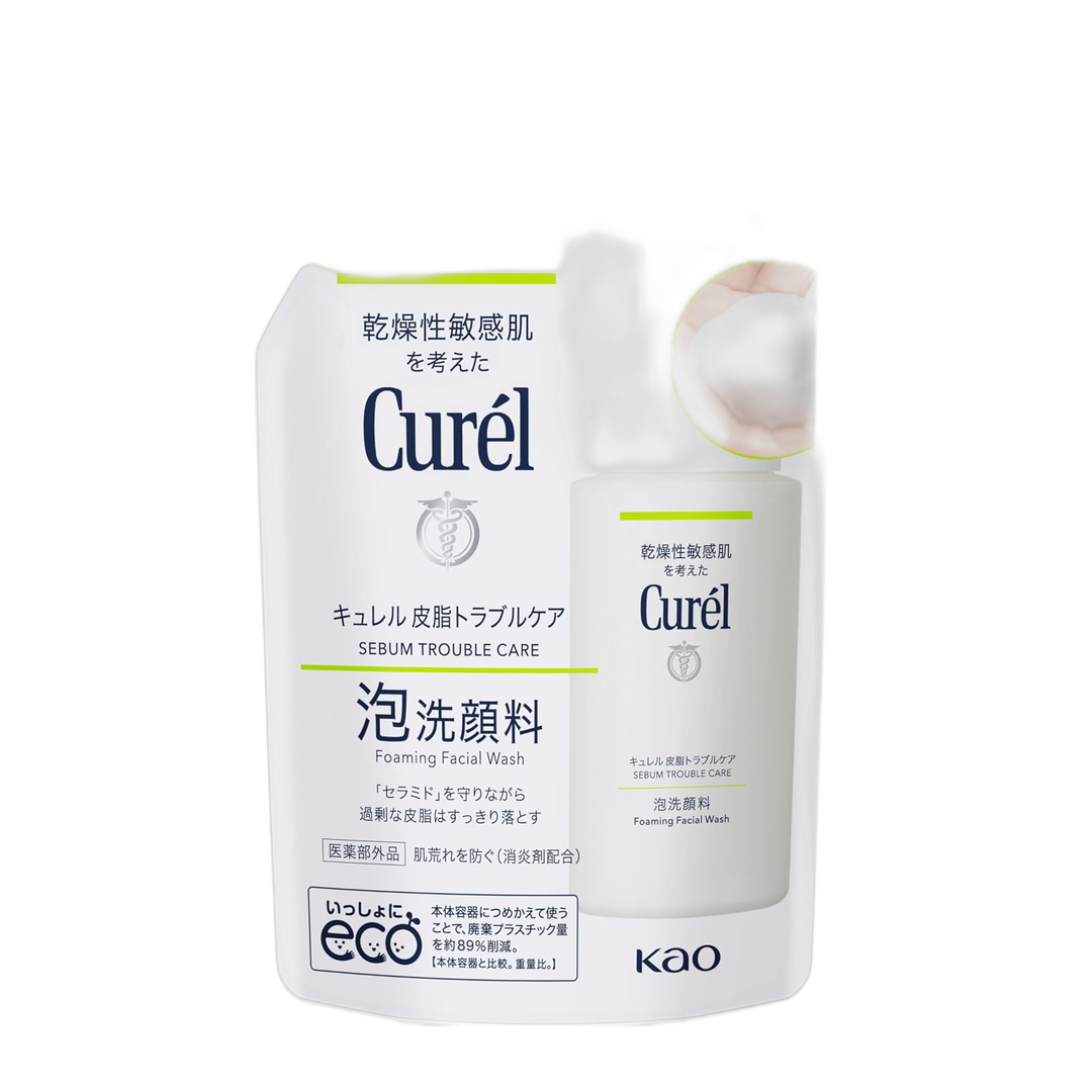 Curel Sabonete Facial em Espuma