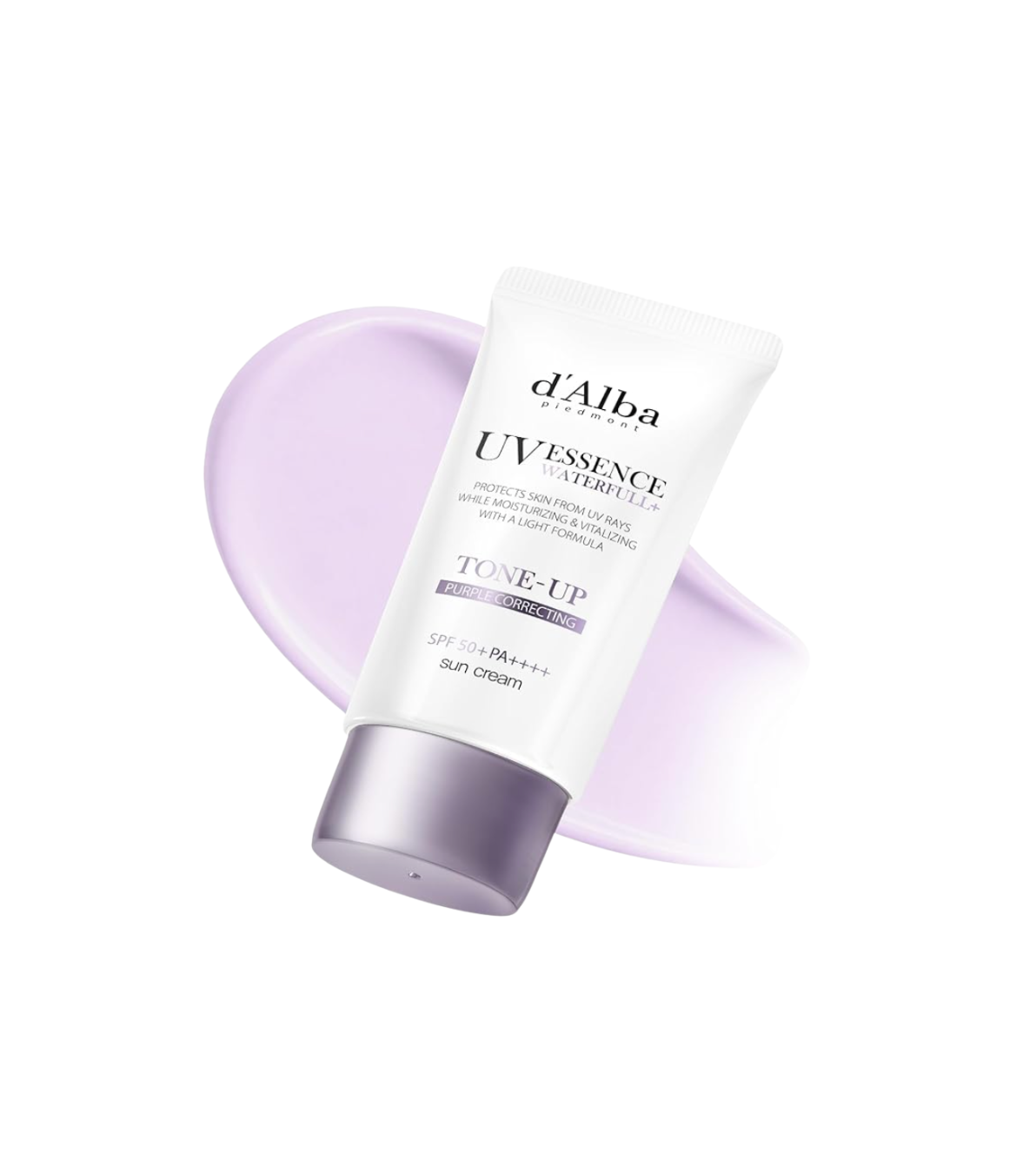 d'Alba Protetor Solar Tone-Up Toque Roxo SPF50+ PA++++ — 50ml