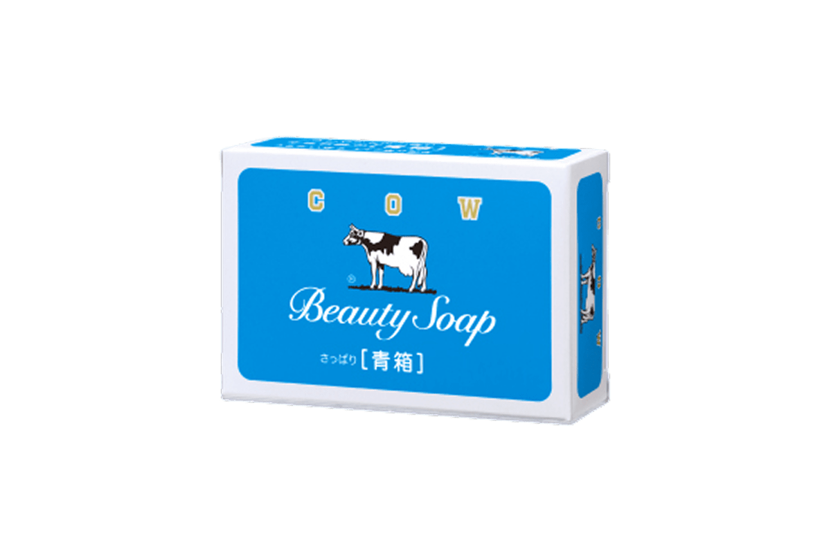 Cow Brand Sabonete Beauty Soap Caixa Azul (Refrescante) 85g