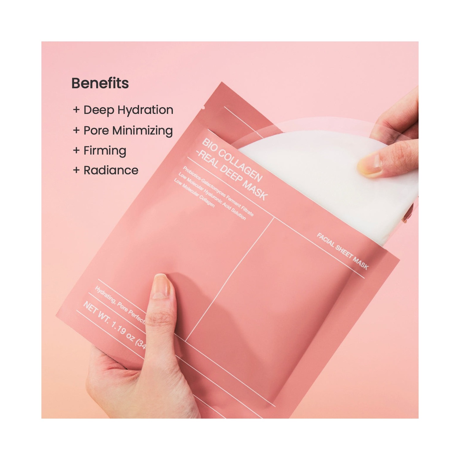 Biodance Bio-Collagen Real Deep Mask — Máscara Facial em Hidrogel, 4 unidades — imagem 6