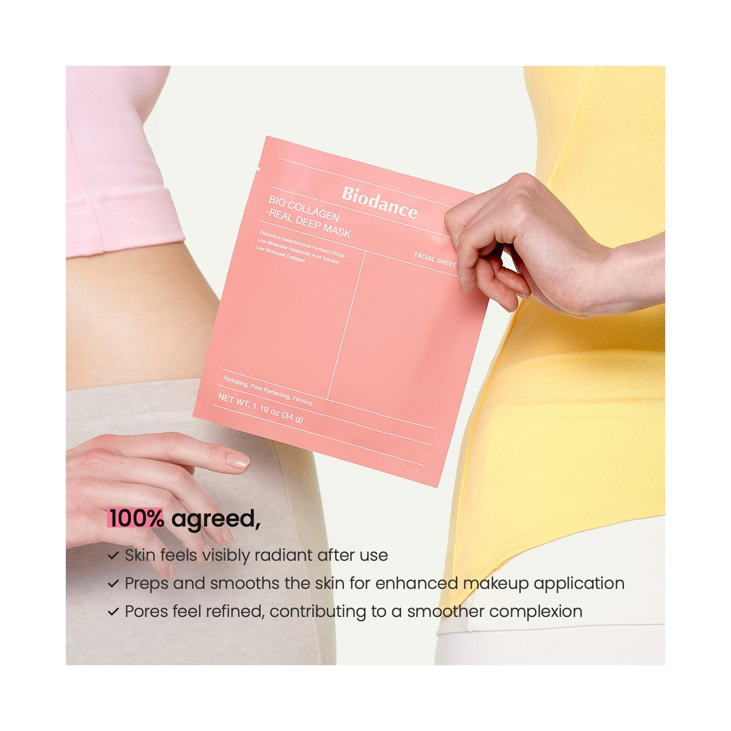 Biodance Bio-Collagen Real Deep Mask — Máscara Facial em Hidrogel, 4 unidades — imagem 9