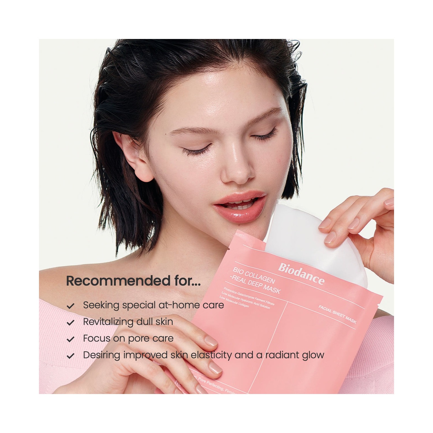 Biodance Bio-Collagen Real Deep Mask — Máscara Facial em Hidrogel, 4 unidades — imagem 10