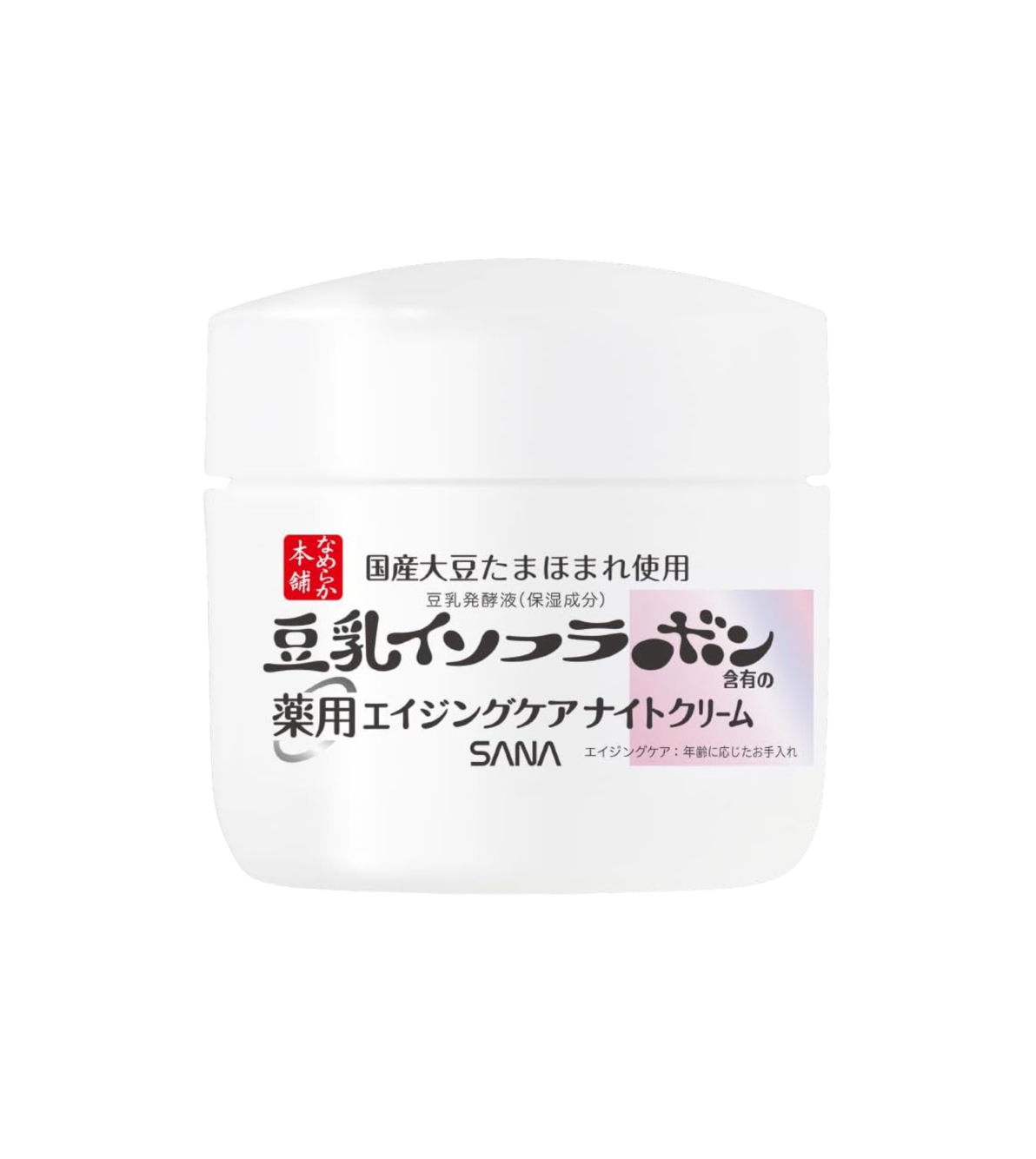 Nameraka Honpo Creme Facial Isoflavona de Soja Hidratante — 100g