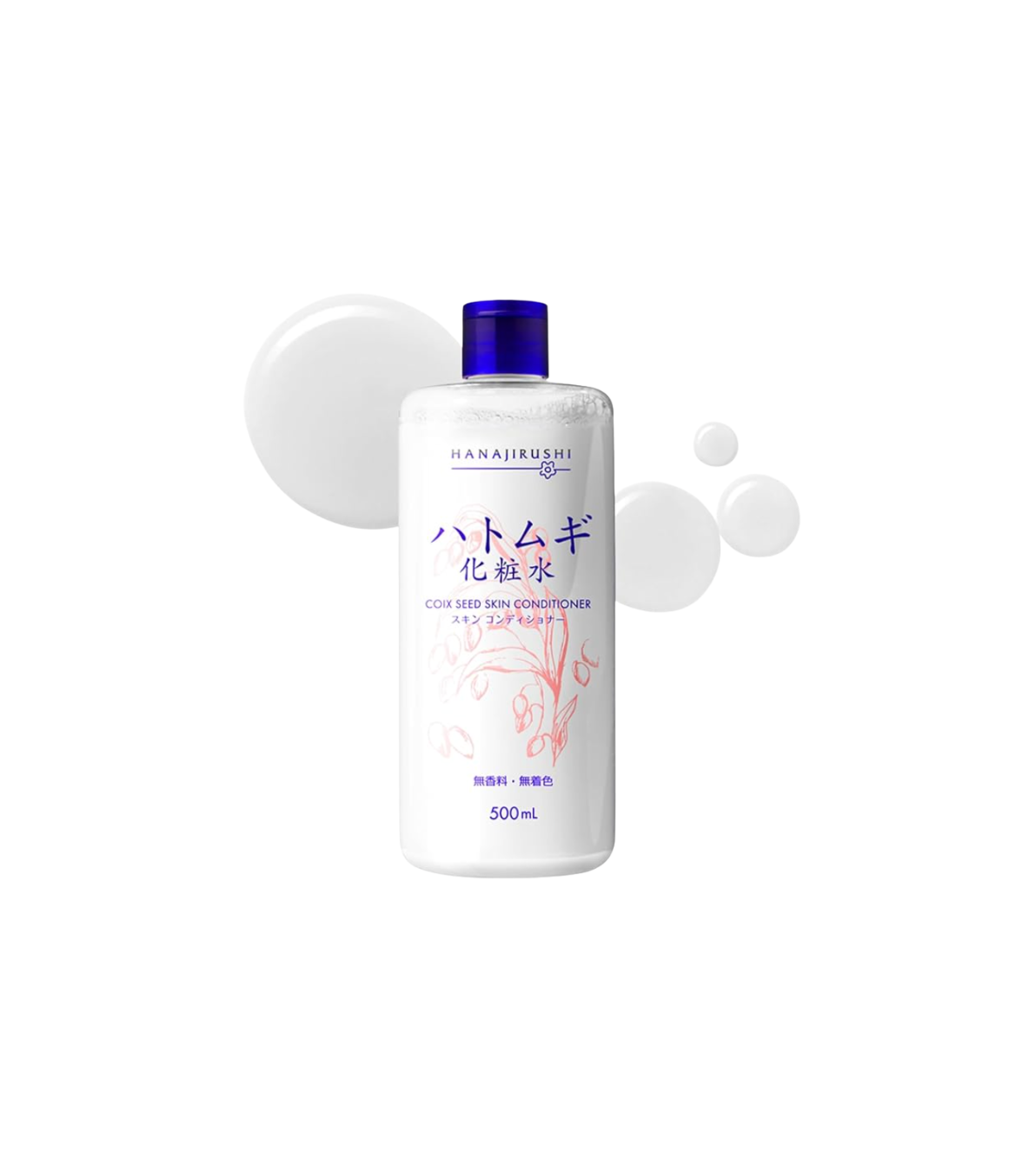 Hanajirushi Tônico Hatomugi Hidratante Poros — 500ml