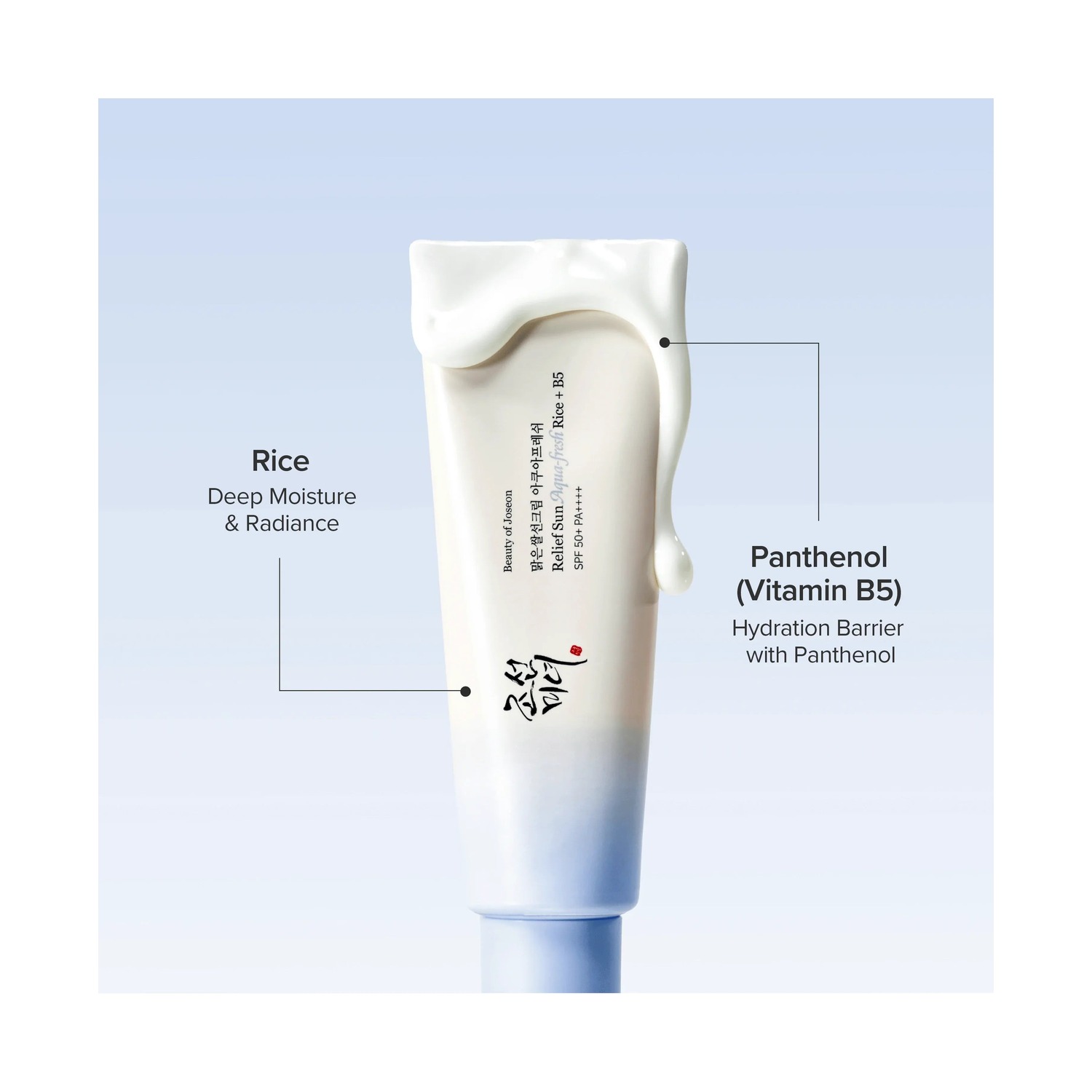Beauty of Joseon Relief Sun Aqua-Fresh — Protetor Solar Arroz + B5, FPS50+ PA++++ — 50ml — imagem 5