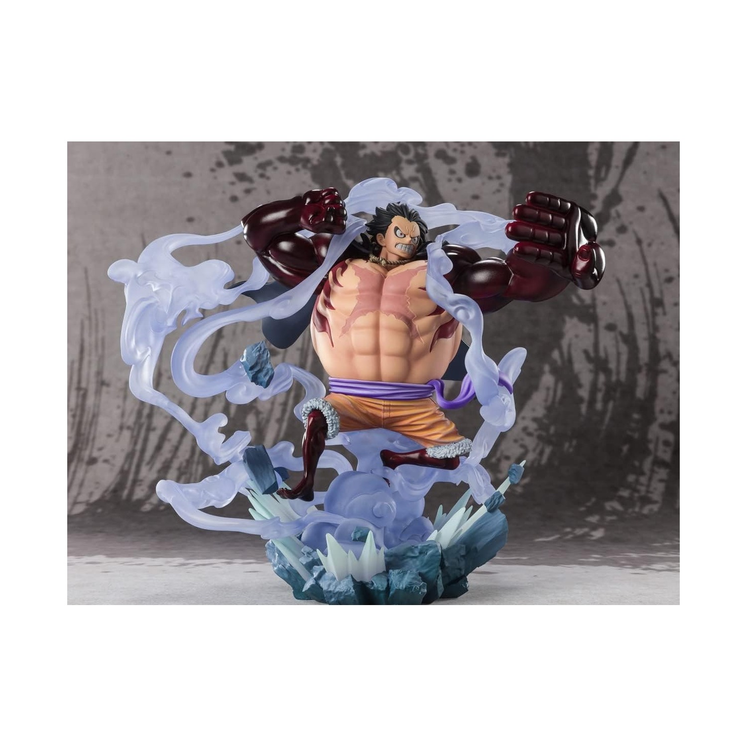 Figuarts ZERO One Piece Monkey D. Luffy -Gear 4 (Batalha dos Monstros de Onigashima)- — Estátua Colecionável Bandai Tamashii Nations (aprox. 21 cm) [Sob encomenda] — imagem 6