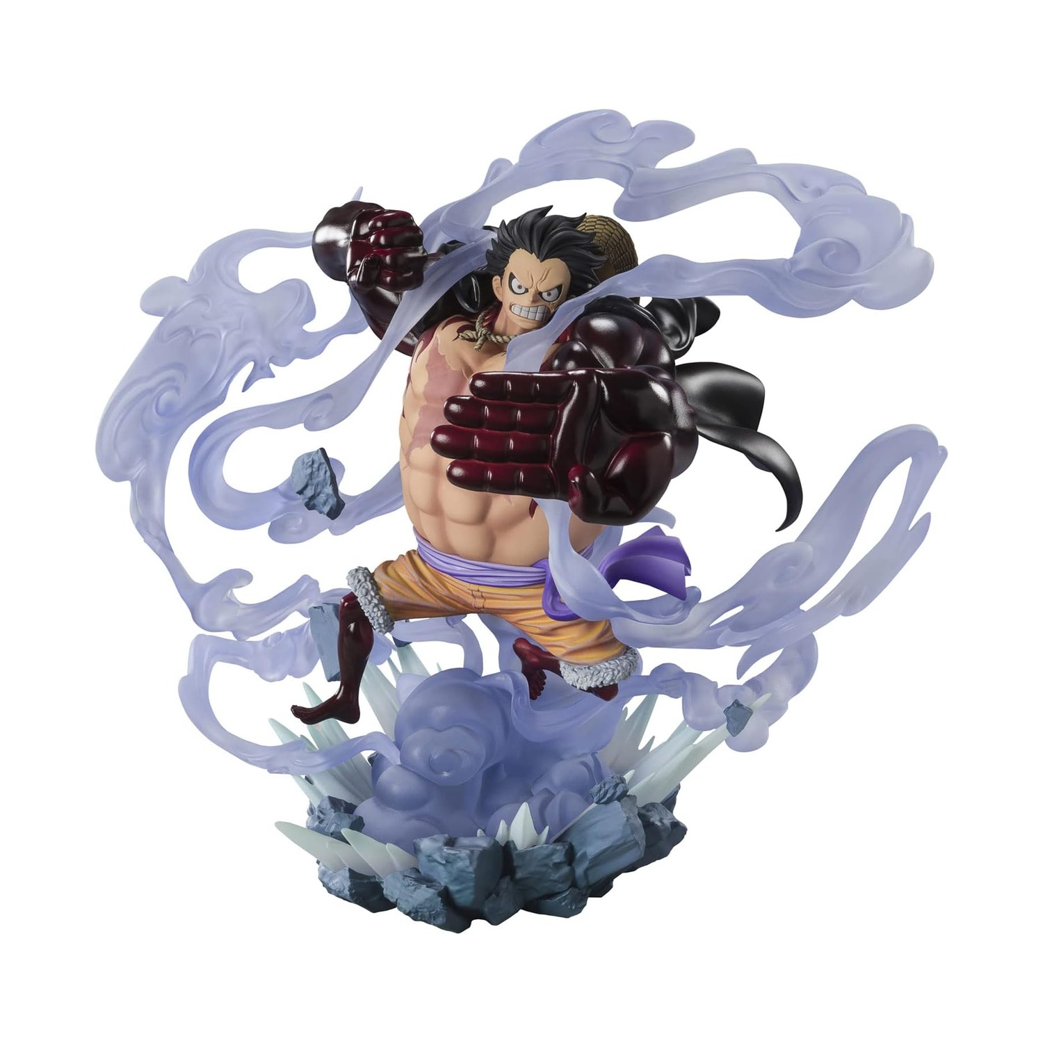 Figuarts ZERO One Piece Monkey D. Luffy -Gear 4 (Batalha dos Monstros de Onigashima)- — Estátua Colecionável Bandai Tamashii Nations (aprox. 21 cm) [Sob encomenda]