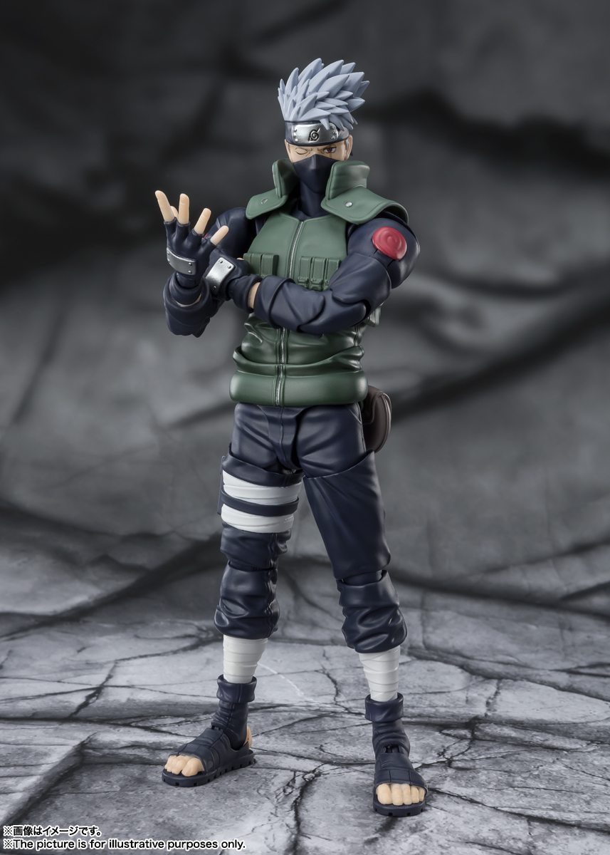 Naruto S.H.Figuarts Kakashi Hatake -Herói do Sharingan-